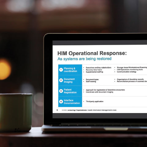 Ensuring Preparedness: Health Information Management's Role webinar thumbnail