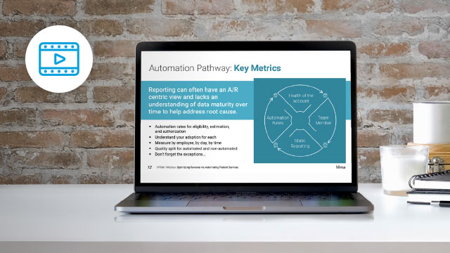 Webinar Optimizing Revenue via Automating Patient Services